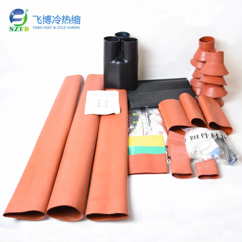 Copper Cable Termination Single Core Indoor 10kv Heat Shrinkable Cable Termination Kit Electrical Protection Accessories
