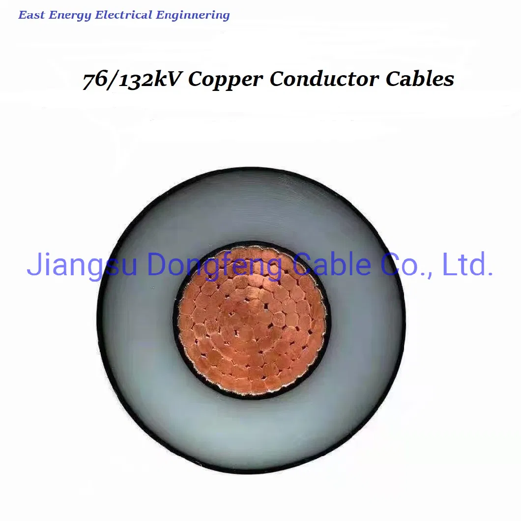 127/220kv Copper Conductor XLPE Insulated Corrugated Aluminum Sheath PVC Sheath Power Cable