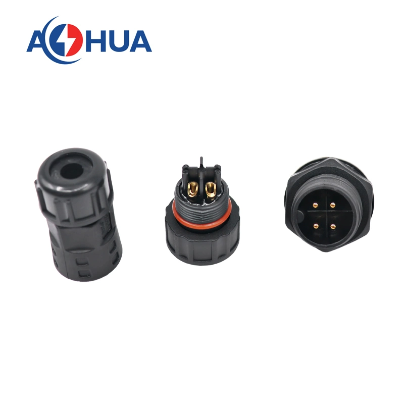 M20 Female Plug Male Panel Electrical Wire Connector for LED Strip RGB