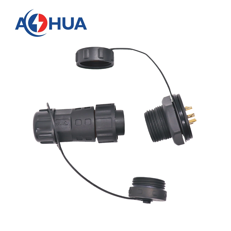 M20 Female Plug Male Panel Electrical Wire Connector for LED Strip RGB