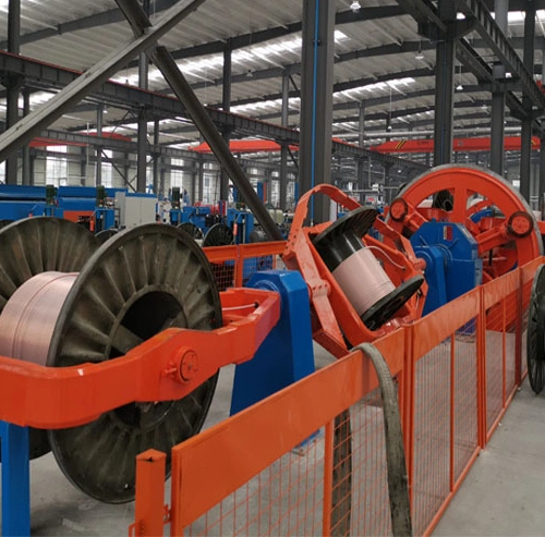 Flat Electrical Stranding Wire Cable Manufacturing Machine with Taping and Armoring