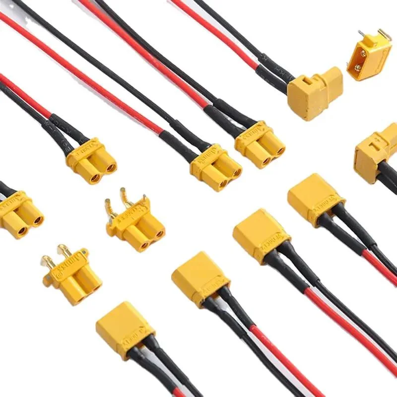 Xt30 Xt60 Xt90 Male and Female Plug Power Wire New Energy Model Aircraft Lithium Battery Electrical Cable Assembly Custom
