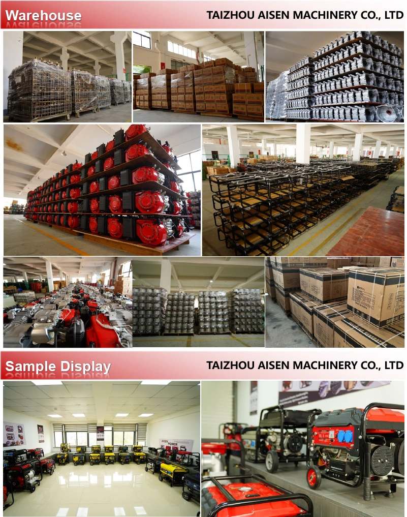 7.5kw Aisen Gasoline Generator Set Taizhou Factory Generator