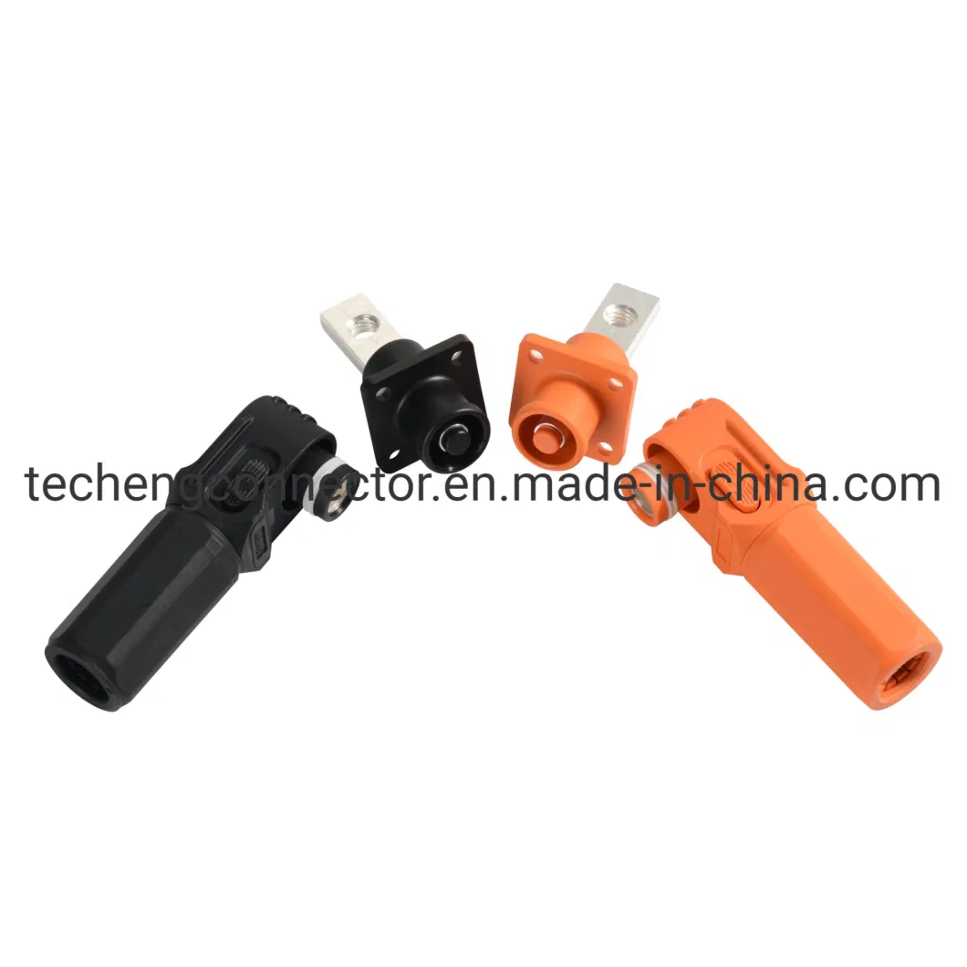 High Current 120A 150A 200A Waterproof Plastic Case Single Core New Energy Battery Storage Connectors