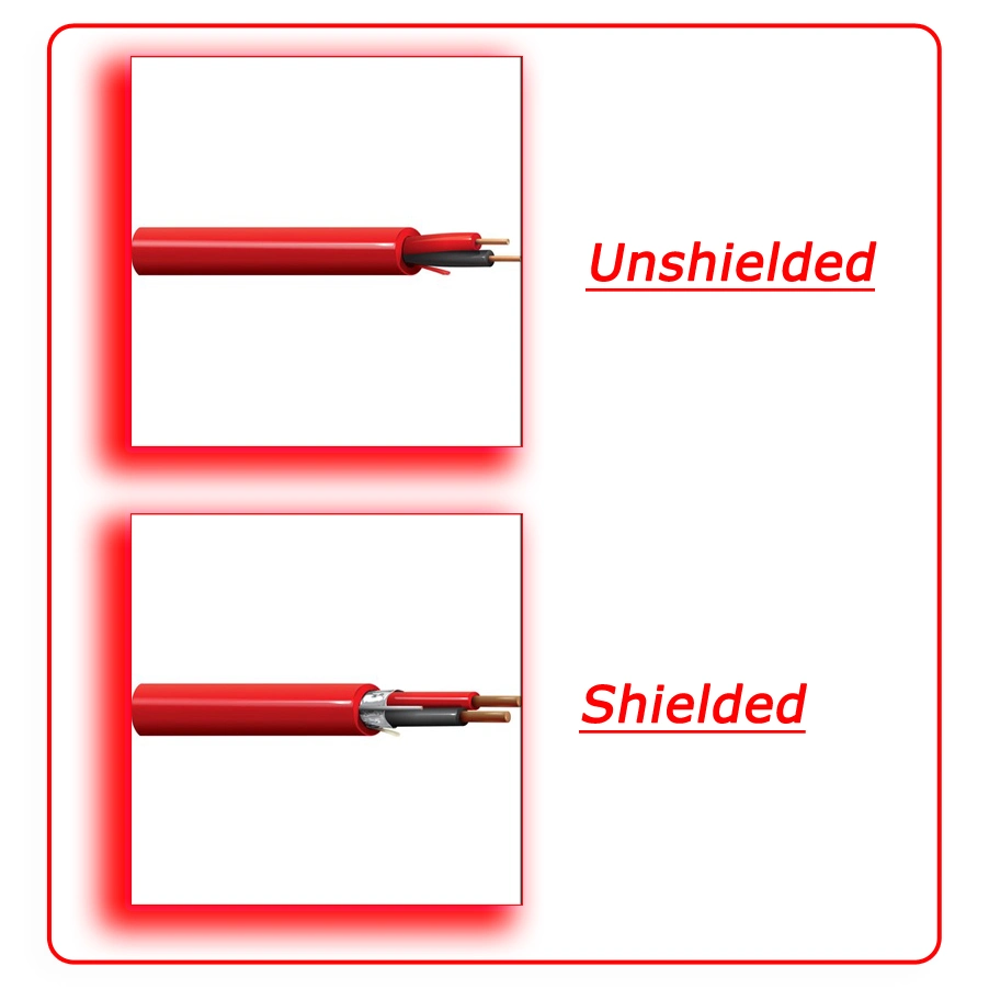 3x2.5mm2 Shielded Bare Copper Stranded UL Listed Communication Cable Fire Alarm Cable