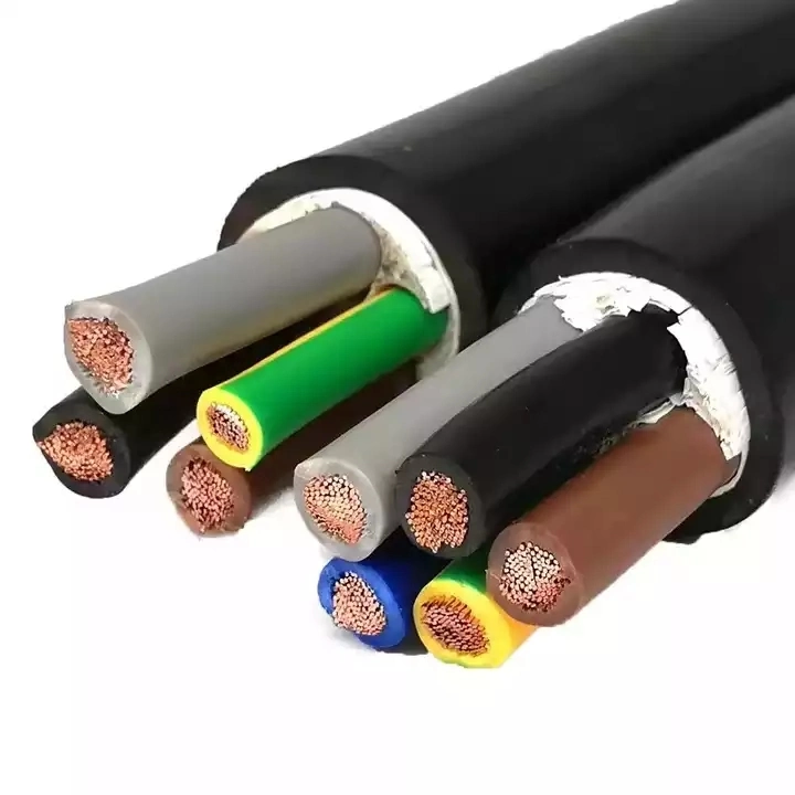 Water and Oil Resistant Double Insulated Stranded Conductor Yc 10/3 Soow Portable Core Flexible Rubber Electrical Power Cable