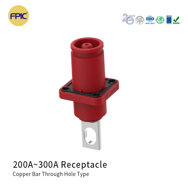 UL TUV Waterproof IP67 Right Angle Energy Storage High Voltage Battery Connectors
