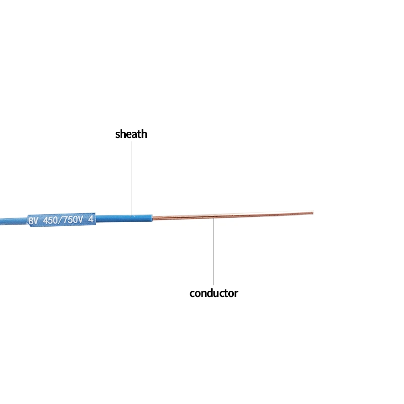 Low Smoke Halogen-Free Cable 1.5mm 2.5mm 4mm 6mm 10mm Single Core PVC Sheathed Wire Copper Electric Cable Wdzn-Byj