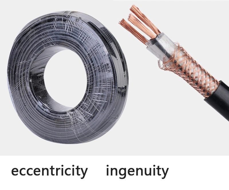 5*10mm PVC Insulated Flexible Wire Copper Core Cable with Shielding