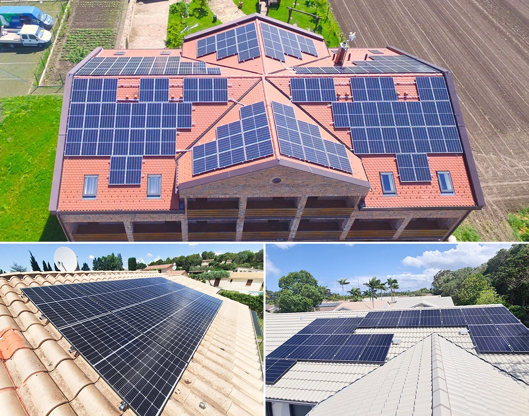 Sunpal IP68 Black Frame House Solar Panel Price 400watt 405W 410W 415W Techo Panel Solar for Home Electricity