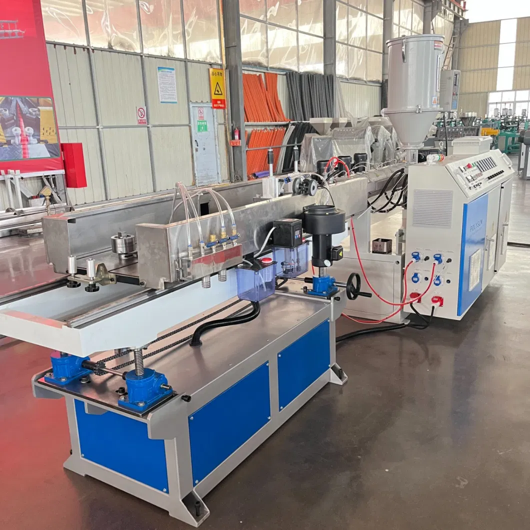 Manufacturer PA/PP/PE Gi Electrical Pipe Corrugated Flexible Pipe Cable Protection Hose Production Line