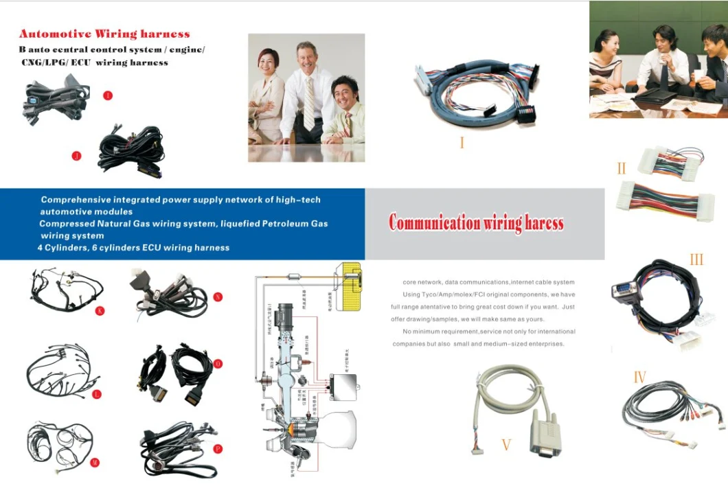 Factory Manufacturing Custom Automotive Wiring Harness Auto Electrical Car Wire Harness Cable Assembly