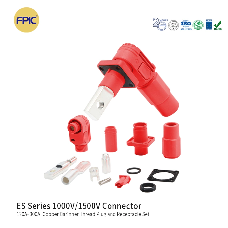 UL TUV Fpic Waterproof 120A 150A 200A Hv Energy Storage Connector Plug Parts
