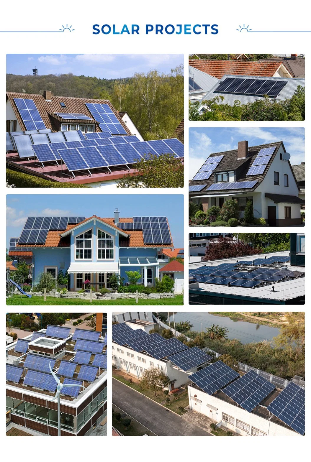 Prosky Hot Sales Home off Grid Solar Panel Home Solar Energy Systems Electric/Electrical Power