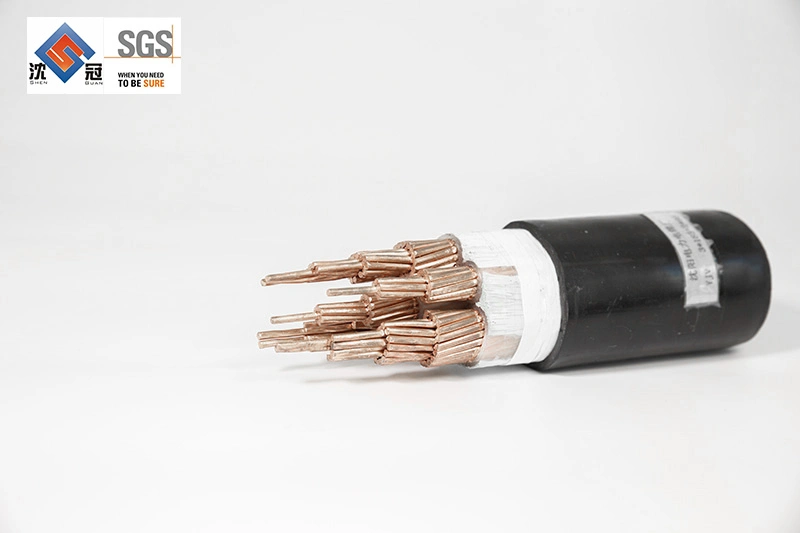 Shenguan 0.6/1kv PVC Copper 4 Core XLPE Swa Armored Cable 4X25mm2 Underground Electrical Wire Cable H1z2z2-K PV1-F Solar Cable TUV