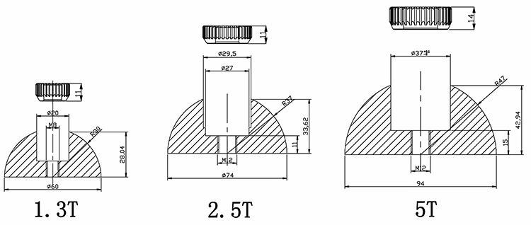 Erection Anchor Magnetic Fixer