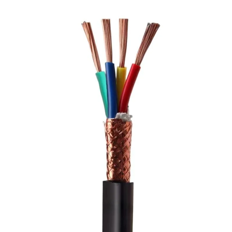 Wdzn-Rvvp 3-Core 0.5mm/0.75mm/1.5mm/2.5mm Copper Wire Shielded PVC Insulated Sheathed Cable