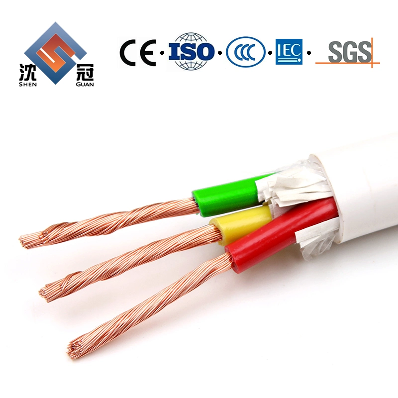 Shenguan Hot Selling Accc Cable Insulated PVC Sheath Jacket XLPE Copper Aluminum Electric Wire Power Cable PVC XLPE Insulated Braid Shielded Bare Copper