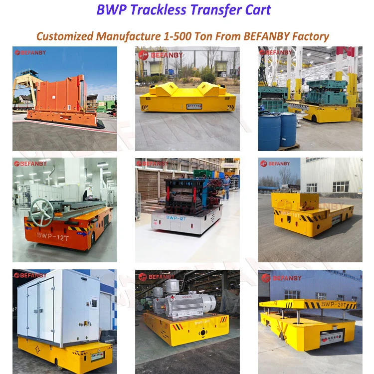 Self Propelled Electric Motor Driven 200-500 Tons Shipyard Transporter Trackless Cart