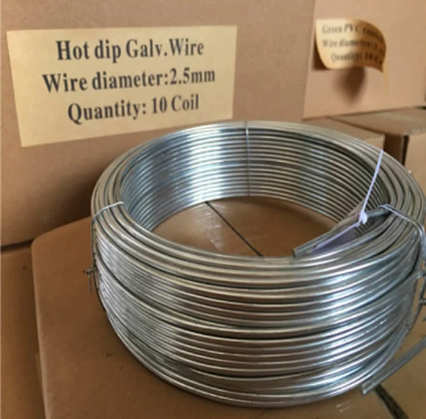 7 mm High Tensile Non Alloy Steel Iron Wire Gi Wire Galvanized Steel Wire