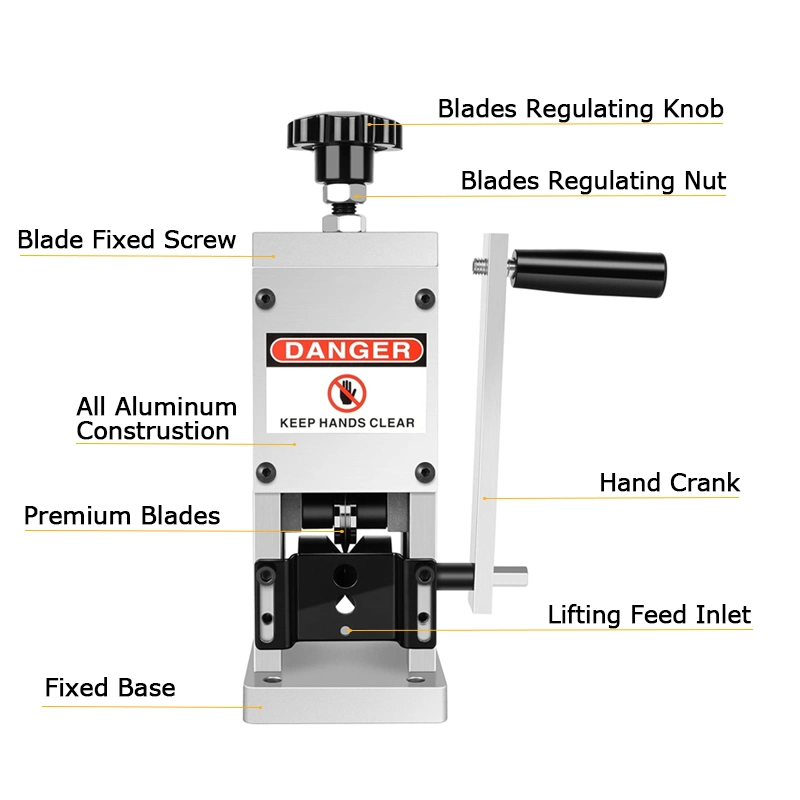 Cable Stripper Cutter High Speed Automatic Electric Copper Cable Wire Stripping Machine