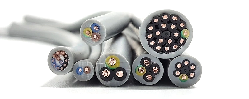 Industrial Wire Yy LSZH/Cy/Sy 0.75mm/1.5mm/2.5mm Tinned Copper Braid Shielded Halogen-Free Flexible Control Cable
