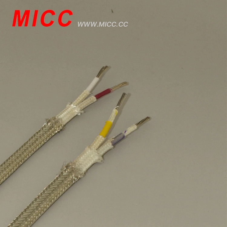 Micc High Temperature 1200c Vitreous Silica Fiber Thermocouple Cable