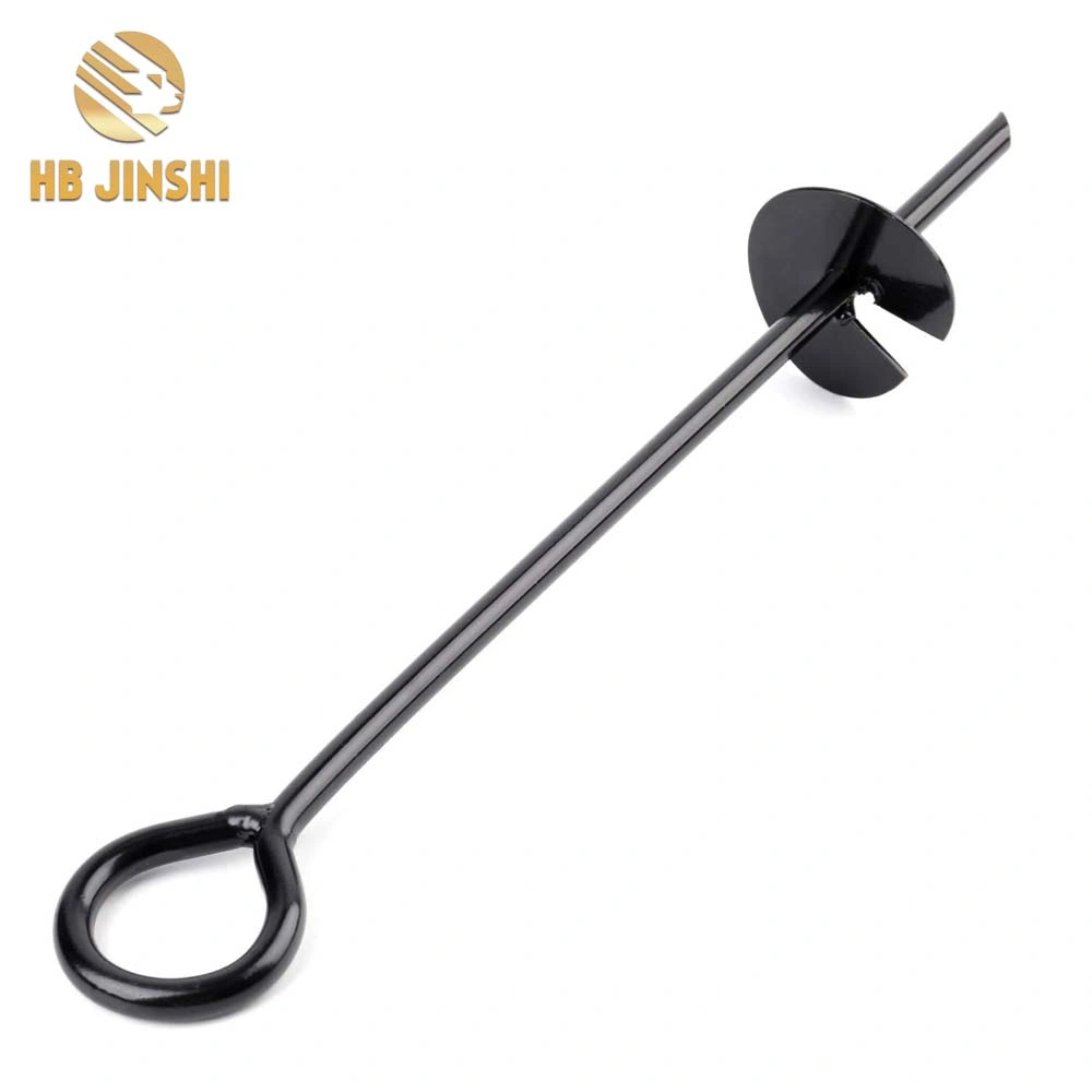 Temporary Outdoor Steel Earth Screw Ground Anchor, Dog Tie Down Anchor