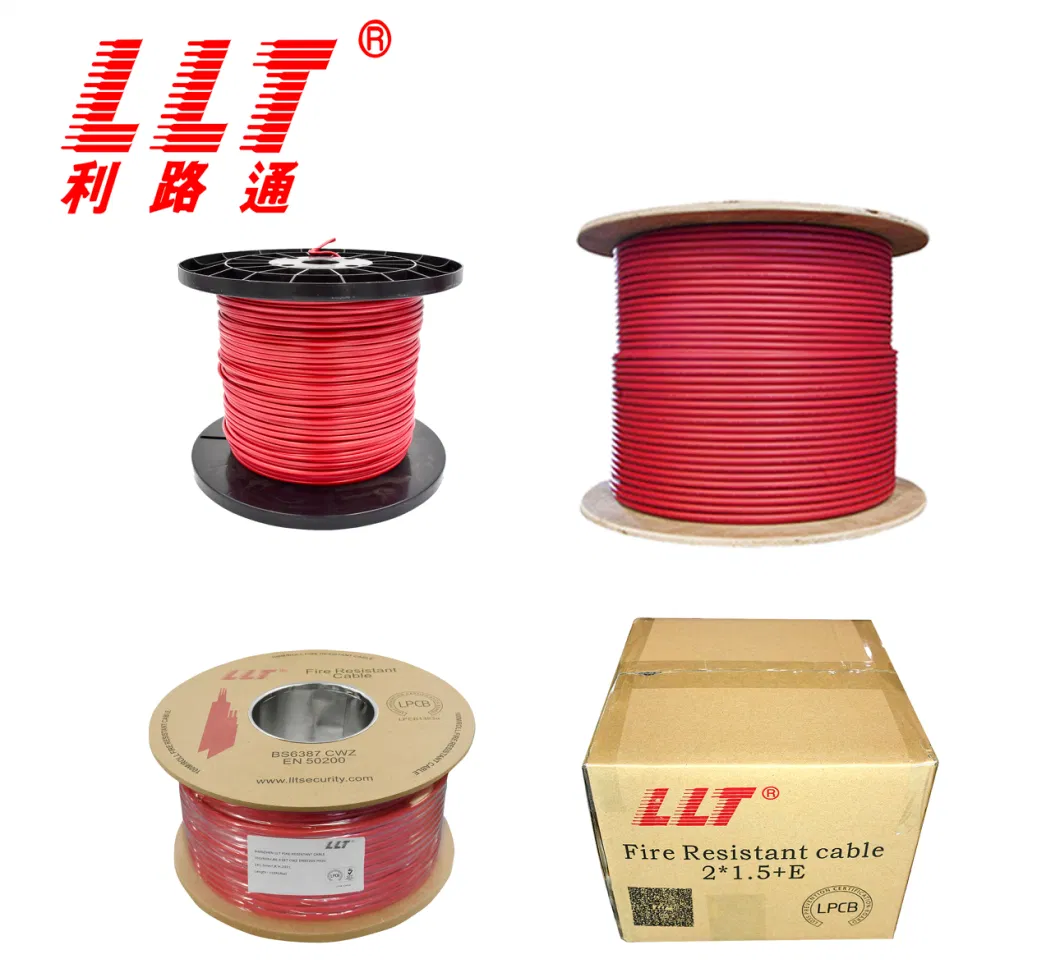 Made in China 2 Cores 1.5 mm Fire Resistant Cable Which Having Low Emission of Smoke and Corrosive Gases When Affected by Fire with 2 Hour Fire Rated