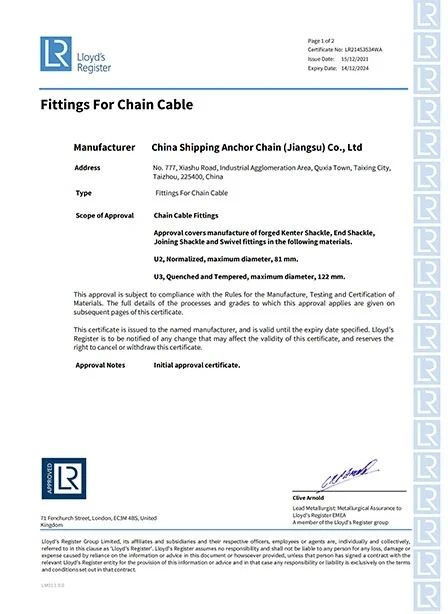 Stud Link Chain Cables Wholesaler