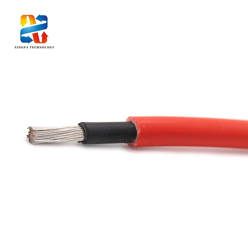 Tinned Copper XLPE Insulation Jacket TUV Solar Electrical Electric Cable 4mm Solar Cable PV DC Cables 6mm2
