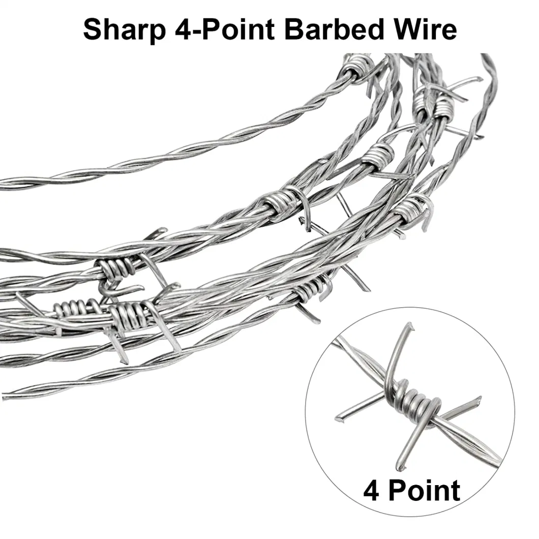 Wholesale 10 Gauge 12 Gauge 20 Gauge Single Strand Electrical Hot DIP Galvanized 50kg Barbed Wire for Africa
