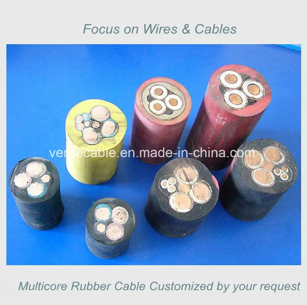 3core 5core 95mm2 Tinned Copper Conductor Rubber Insulated Welding Cable