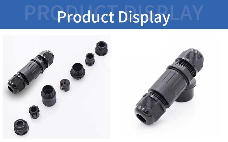 Weatherproof EPDM Rubber Sealing Insert PA66 Two Side Nylon Cable Gland Connectors Electrical Accessories IP68