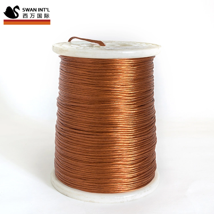 Shanghai Swan Direct Sales Litz Wire Price Enameled Aluminum Litz Wire 5*0.5mm