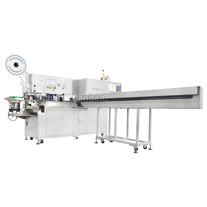 CCD Detection Automatic Wire Cutting Stripping Crimping Inserting Housing Machine Wire Harness Assembly Machine