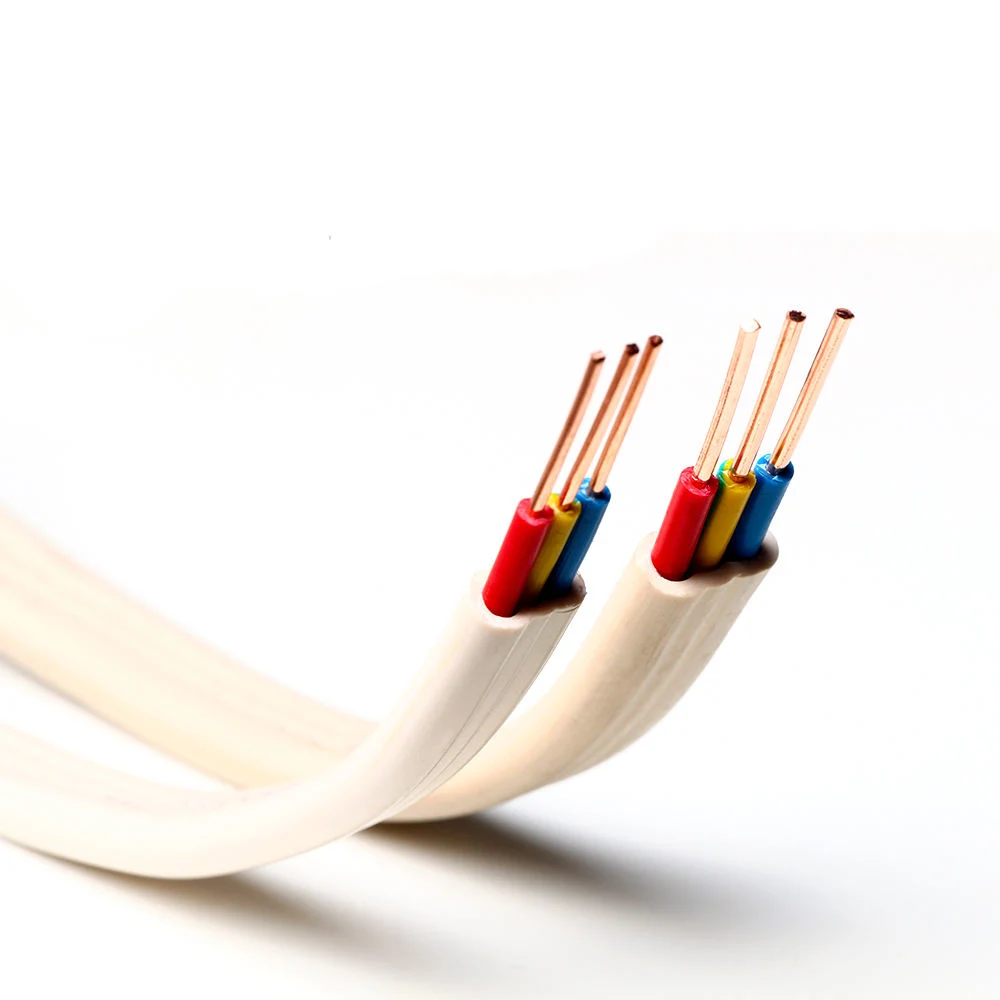 2 Core 3 4 Core Electrical Flat TPS/Srf Cable Copper Twin and Earth Wire 300V/500V Flexible PVC Insulated Cable