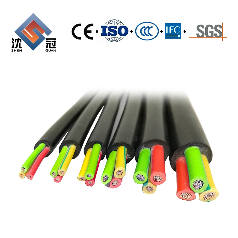 Shenguan Nylon Electric Building Cable 2mm 3.5mm Copper Conductor PVC Insulation Thwn Electrical Wire Cable PVC Cable