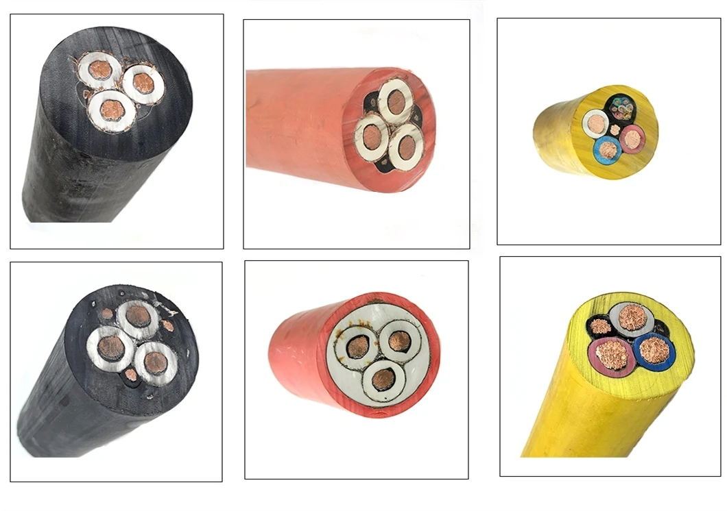 Mzpe Elastomer Sheathed Drill Non-Metallic Screened Flexible Cable Coal Mine Driller Cable Electric Wire Mining Cable