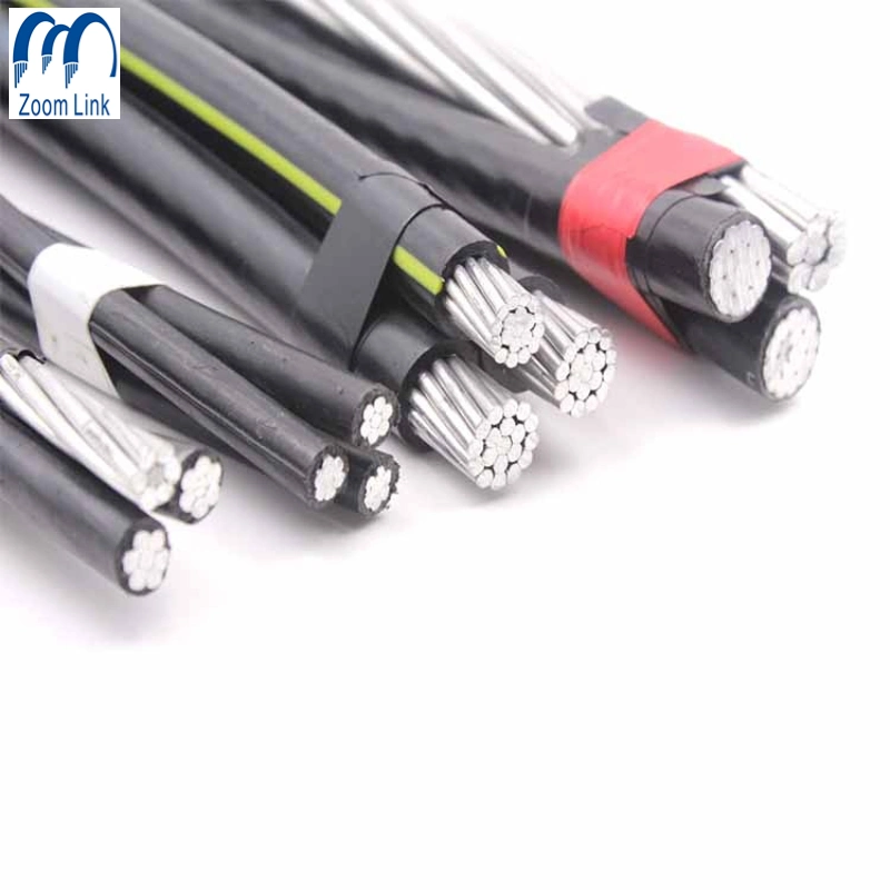 600V PE Duplex Drop Wire 6AWG Shepherd (Duplex, Triplex. Quadruplex: #6 to 4/0 AWG)