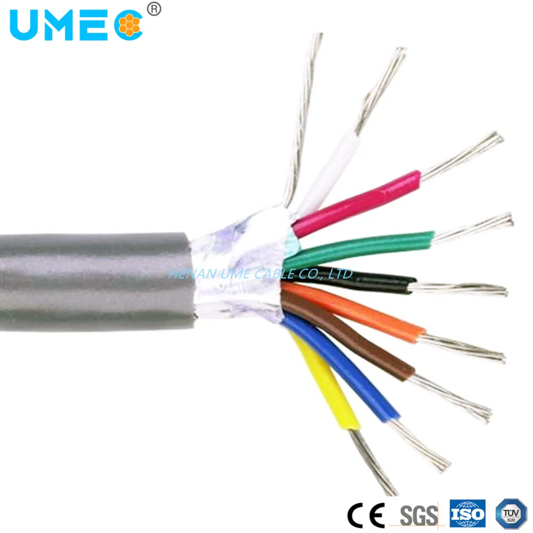 PVC Copper Braid Shielded Flexible Electrical Cable Wire