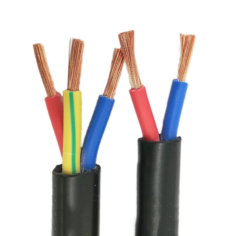 Low Voltage 450/750V Rvv Rvvp 1.5mm, 2.5mm, 4mm 8mm Multi-Core Copper PVC Coated Flexible Household Electric Cable Wire