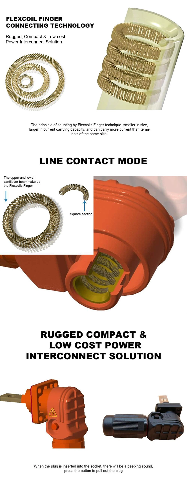 Lithium Battery Energy Storage Power Right Angled 200A Plug High Current Connector