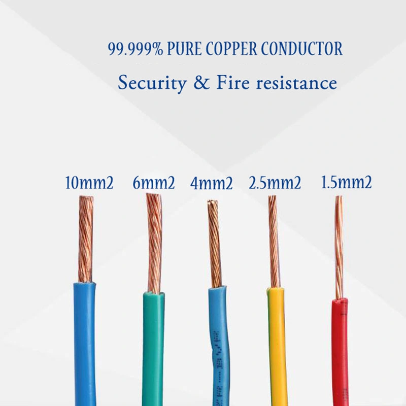 Flame Resistant Single Soft Core Electric Copper Wire for House Domestic