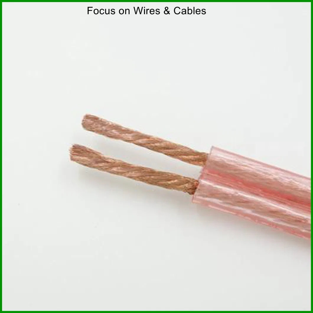 2.5mm 2core 4core Flexible Copper Wire Speaker Cable