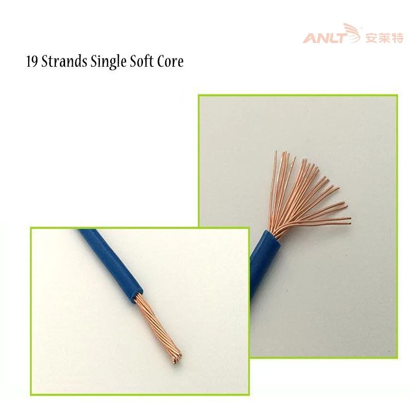 Fire Resistant 2.5mm Copper Conductor PVC Insulated Lighting Domestic Wires