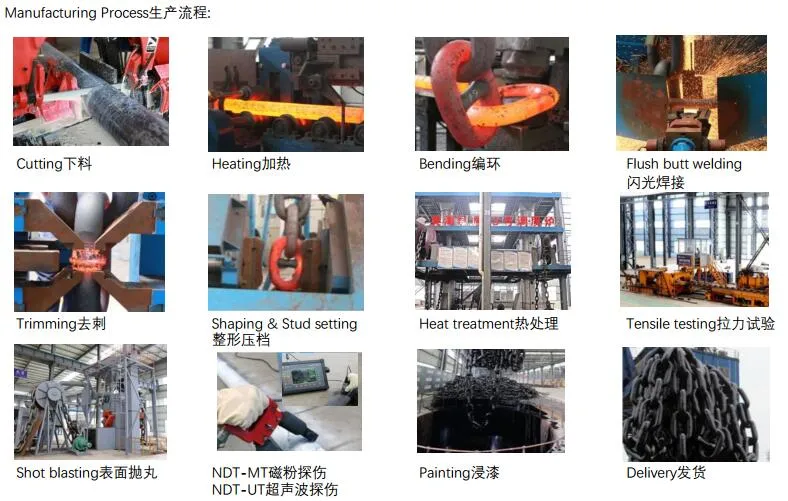 Huadong Shipyard Stud Link Anchor Chain Cable in Stock