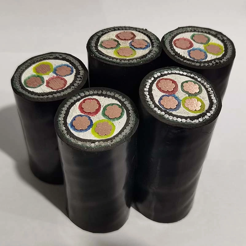 0.6/1kv 1-5 Cores Low Voltage Pure Copper Conductor Cable XLPE Insulated PVC/PE Power Cable for Incoming Main Power Line