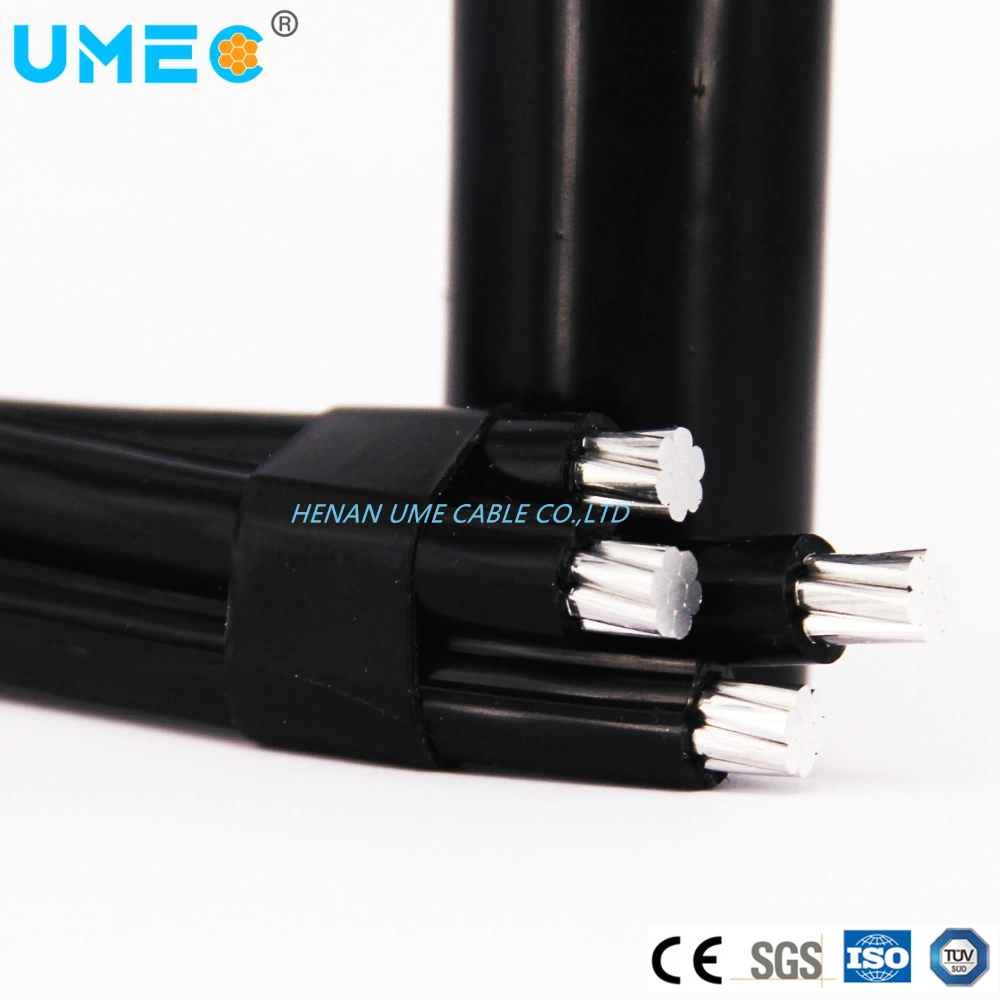 Electrical Wire Cable 0.6/1kv PVC/XLPE/PE Insulated Overhead Electric Transmission Aerial Bundled Cable Power ABC Price for Electricity Overhead