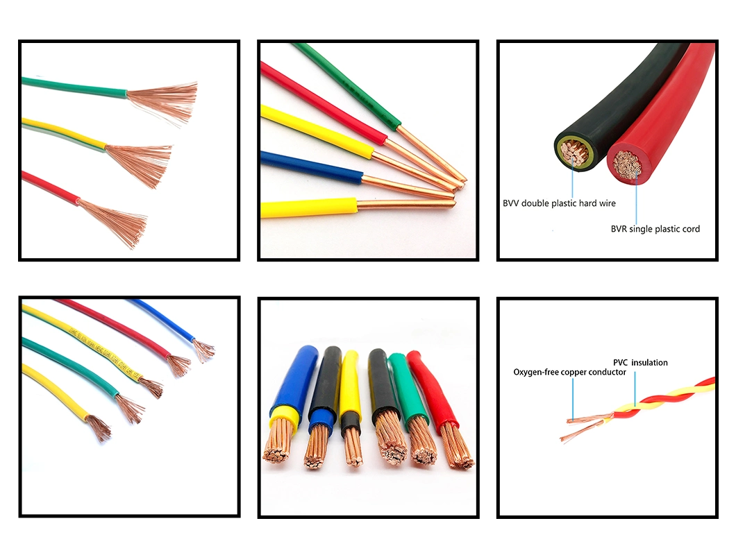 BS 6231 UL1015 CSA 22.2 Flexible PVC Insulated H05V-K/H07V-K1.5mm 2.5mm 4mm 6mm 10mm Single Core Copper House Wire Electrical Flexible Cable Building Wire
